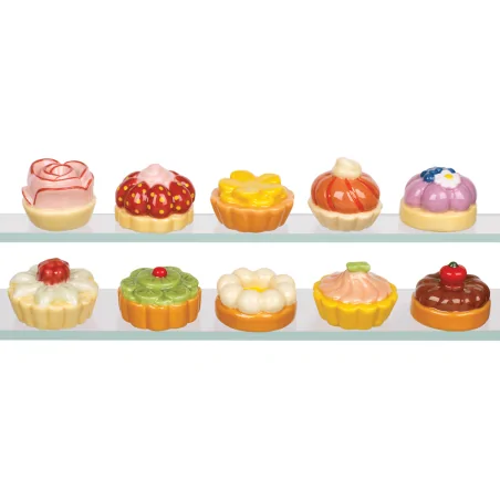 Fèves thème "tartes" pour...