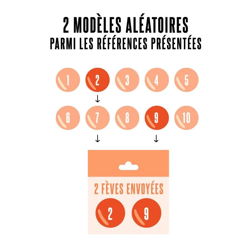 Fèves thème "santons traditionnels" pour galette des rois (x2) aléatoire