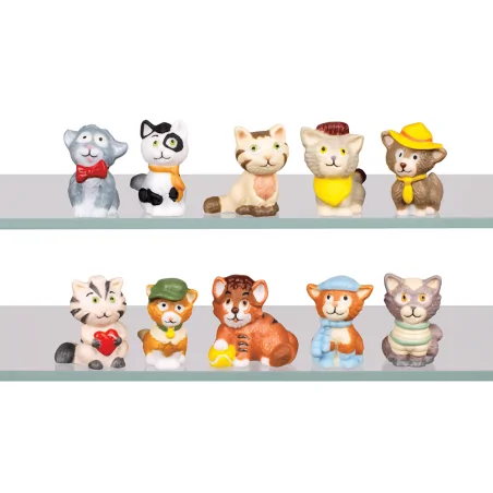 Fèves thème "chats" pour...