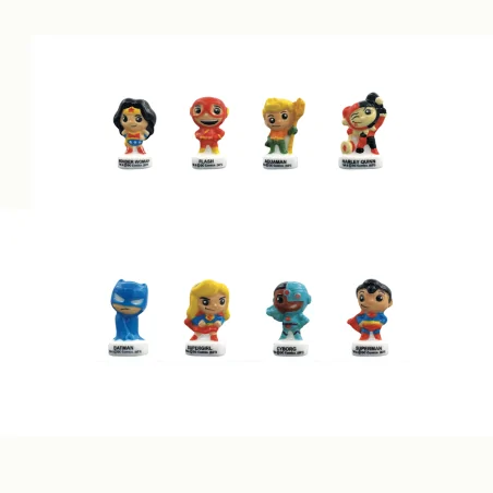 Fèves thème "DCfriends" pour galette des rois (x2) face