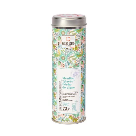 Thé vert menthe glacé & pêche de vigne 75g