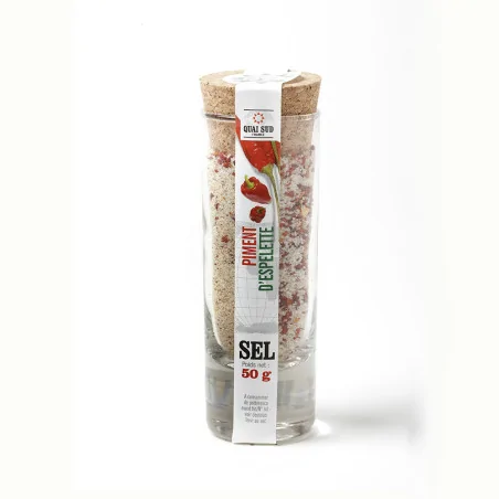 Sel aromatisé au piment d'Espelette 50g