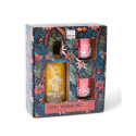 Coffret rhum arrangé "mangue / passion" + 2 verres Coffret rhum arrangé "mangue / passion" + 2 verres