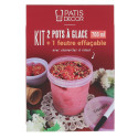 Kit de 2 pots à glace 700mL et un feutre emballage Kit de 2 pots à glace 700mL et un feutre emballage