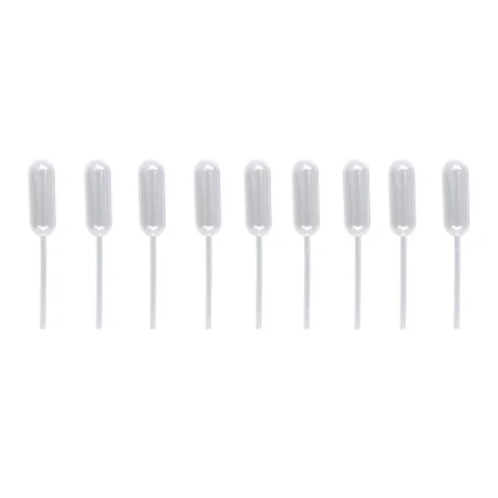 Pipettes transparentes (x100) plusieurs