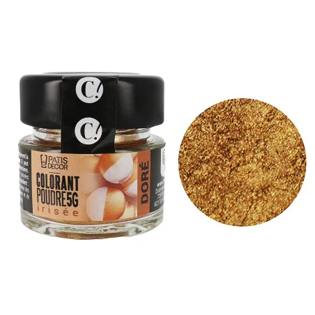 Colorant poudre irisé doré 5 g
