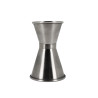 Double verre doseur à cocktail 20/40 ML en inox face
