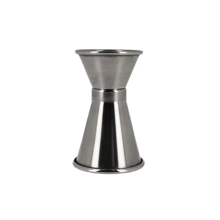 Double verre doseur à cocktail 15/30 ML en inox face