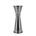 Double verre doseur à cocktail 30/60 ML en inox face
