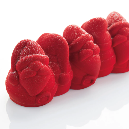 Moule à bûche en silicone Santa Log Pavoni