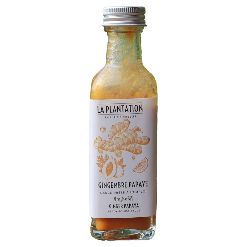 Sauce Gingembre Papaye 100 ml