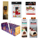 Kit complet pour réaliser votre bûche de Noël