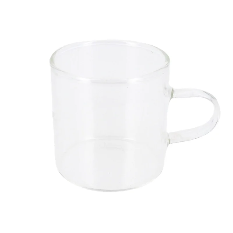 6 tasses à espresso en verre transparent 90 ml