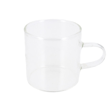 6 tasses à espresso en verre transparent 90 ml