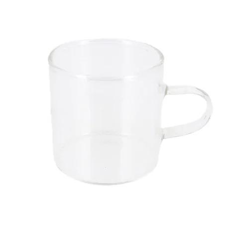 6 tasses à espresso en verre transparent 90 ml