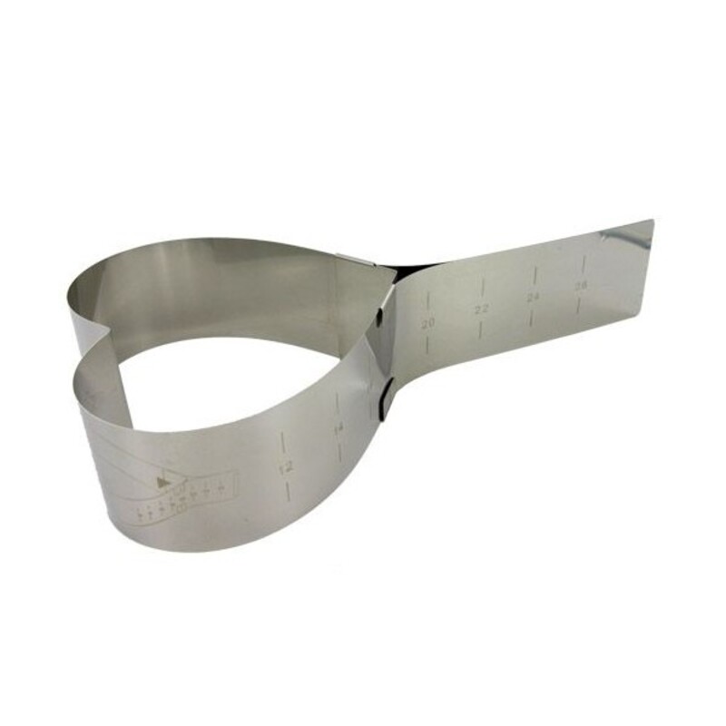 Cercle à mousse/pâtisserie, inox EXTENSIBLE Ø 18 à 36 cm - Matfer-Bourgeat