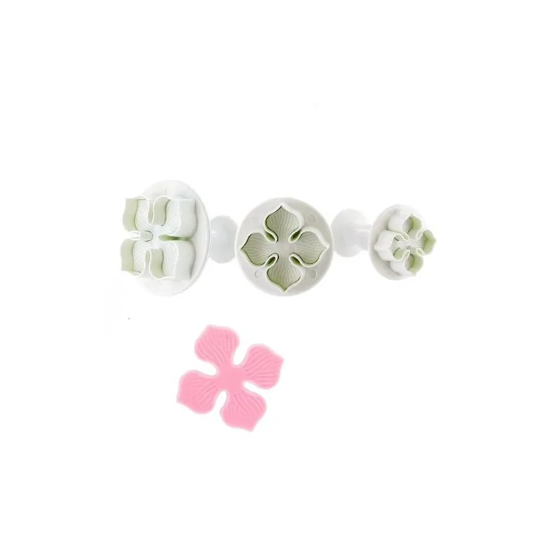 Découpoirs éjecteurs hortensia (x3)