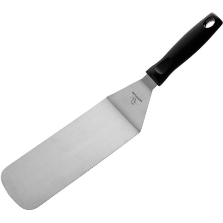 pelle de cuisine inox coudée