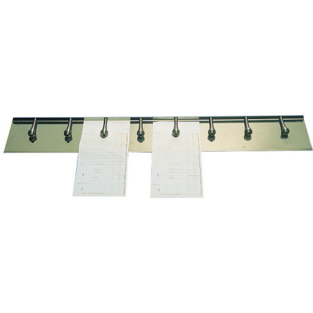 barre porte fiches à ressorts