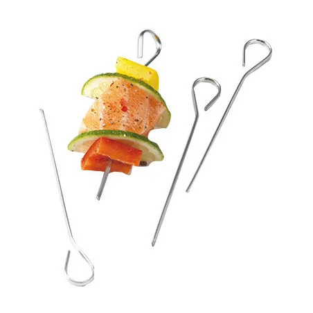 lot de 12 brochettes inox...