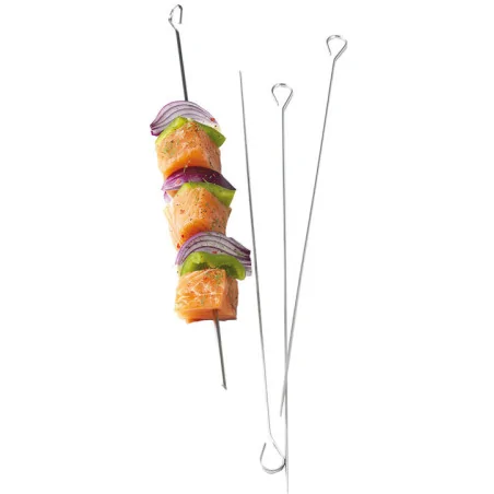 lot de 12 brochettes inox...