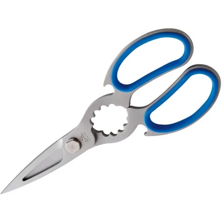 ciseaux inox pro inserts bleu