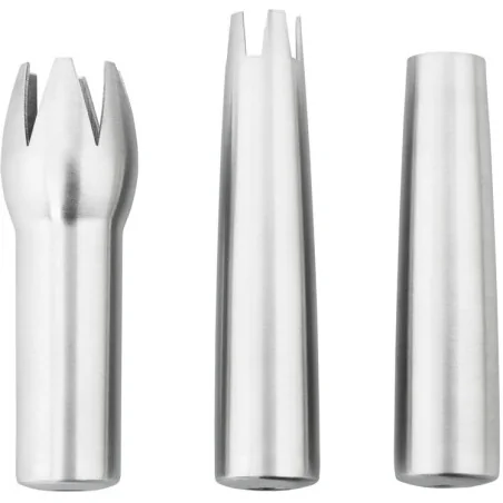 set de 3 douilles inox pour...