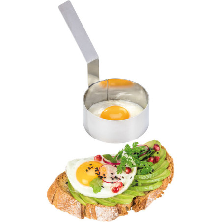 cercle inox à oeuf ø 85mm