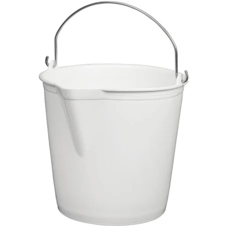 seau en PEHD blanc à anse...