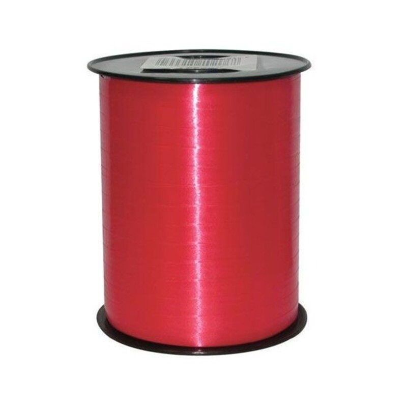 Bolduc satiné rouge 7 mm (500 m)