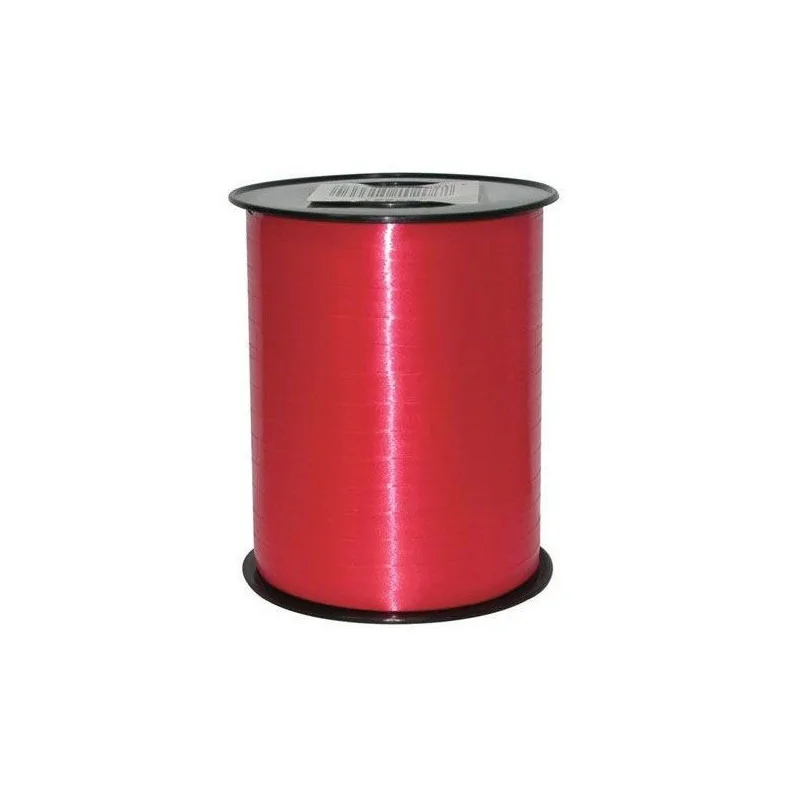 Bolduc satiné rouge 7 mm (500 m)