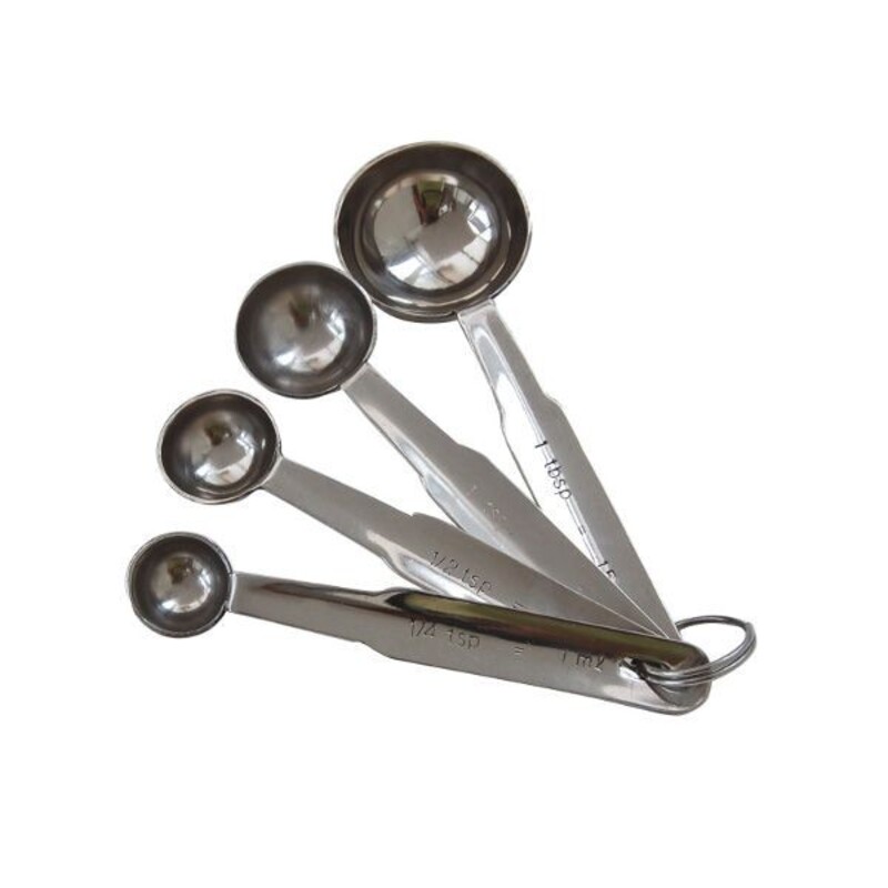 4 Cuillères mesures patisserie assorties teaspoon tablespoon