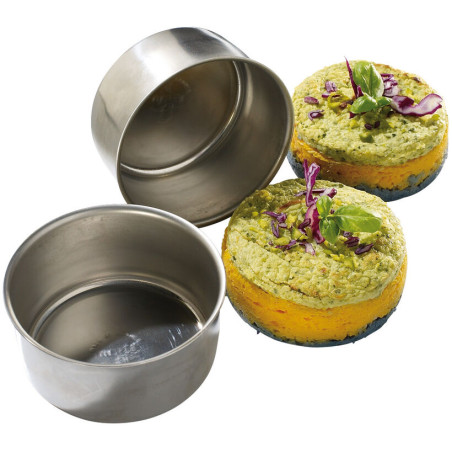 lot de 2 ramequins inox 9 cm