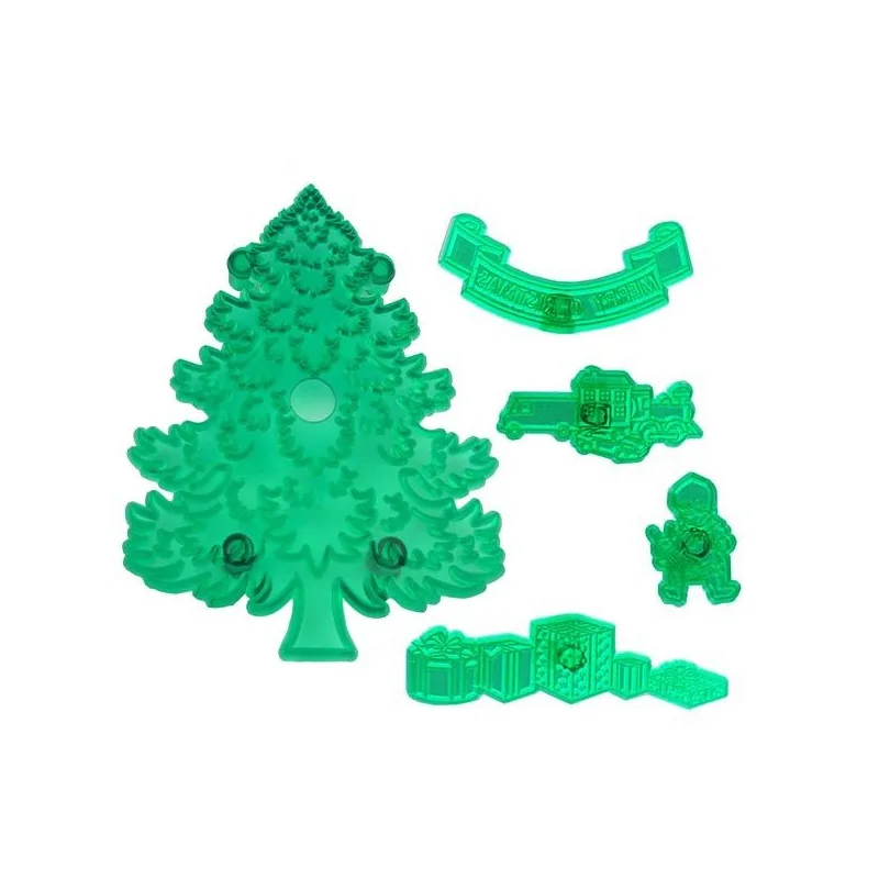 Découpoir Sapin et décors de Noël (par 5)