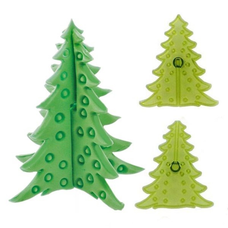 Découpoir Sapins 3 D (par 8)