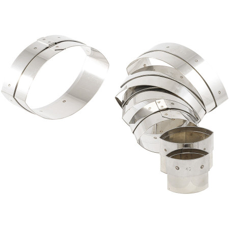 boîte de 7 découpoirs inox...