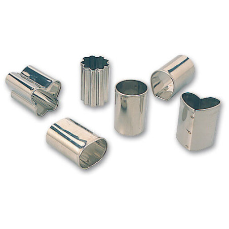 boîte de 6 découpoirs inox...