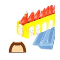 Gouttière à bûchette fond plat en pvc (x12) Gouttière à bûchette fond plat en pvc (x12)