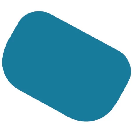 corne polypropylène bleue...