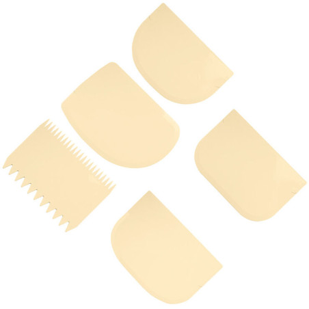 lot de 4 racloirs avec 1...