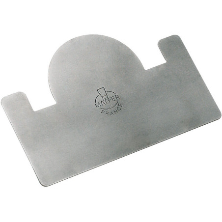 raclette à bûche inox 12x8...