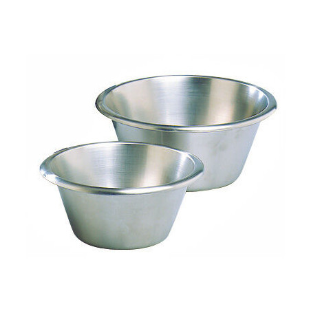 bassine inox fond plat 32 cm