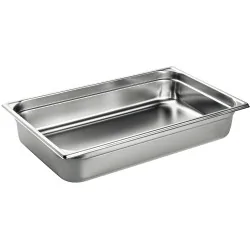 Bac Gastronorme Inox Lot De 4 Bacs Gastro GN 1/2 Inox 201 - Profondeur 65 Mm (4L), Pour Restauration Professionnelle Bac Gastronorme Inox Lot De 4 Bacs Gastro GN 1/2 Inox 201 - Profondeur 65 Mm (4L), Pour Restauration Professionnelle