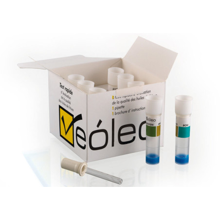 boîte de 8 testeurs d'huile...