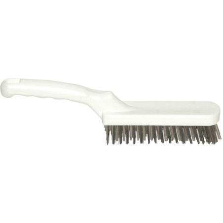 brosse inox à manche pour...