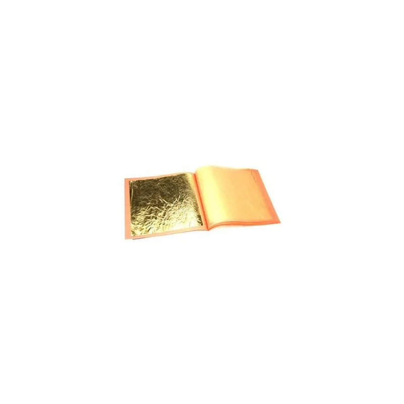 Carnet 25 Feuilles or alimentaire 22 carats Patisdécor