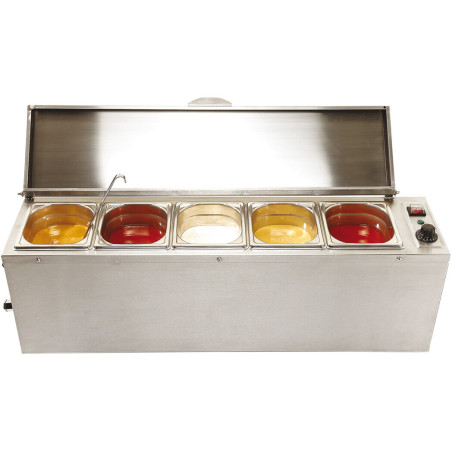 bain-marie à sauces 5 bacs...