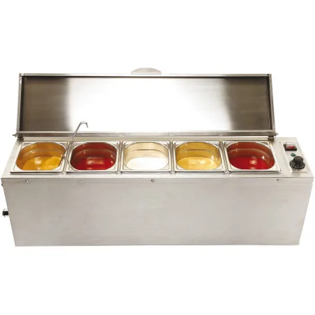 bain-marie à sauces pour 5...