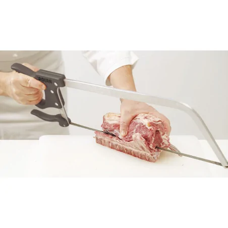 scie de boucher inox 45 cm