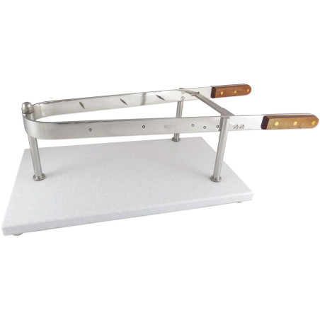 serre-jambon inox socle...